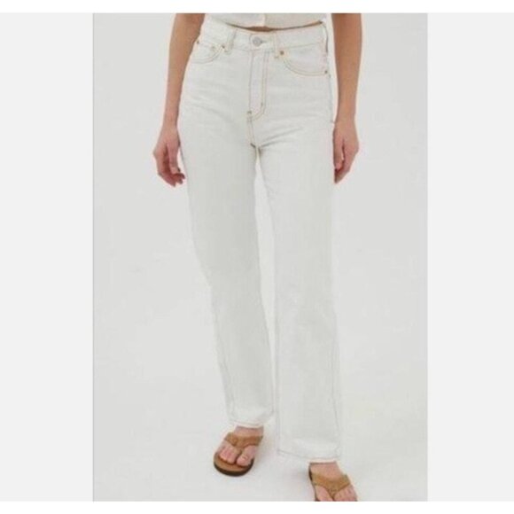 Urban Outfitters Denim - BDG Urban Outfitters Cowboy Jeans 25 / 0 White Gray Denim High Rise Western